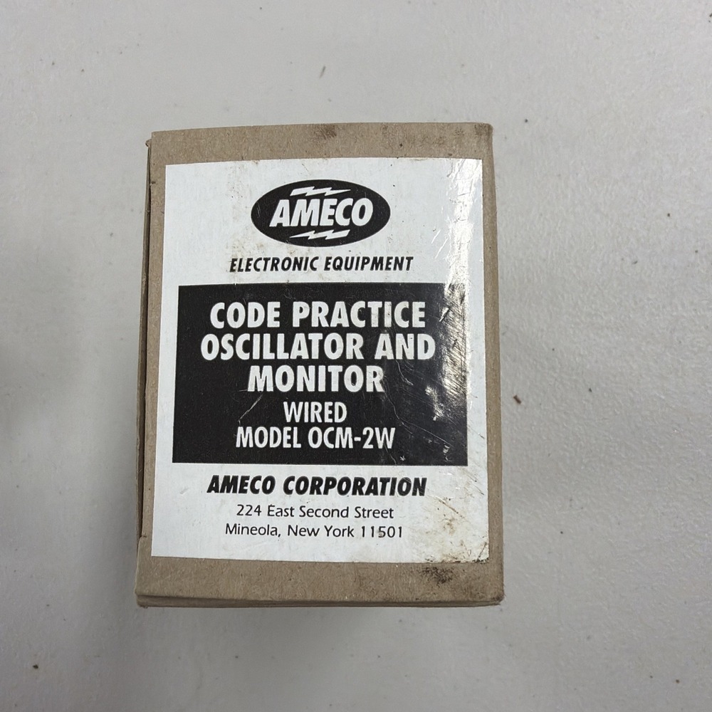 Ameco Code Practice Oscillator and Monitor (Model OCM-2W)